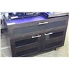 Image 2 : DARK MAHOGANY 2 DOOR VENTILATED AUDIO / VIDEO CABINET