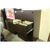 Image 3 : DARK MAHOGANY 4 DRW. LATERAL FILE CABINET