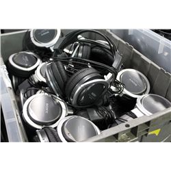 LARGE BIN OF SONY MDR-XD200 STEREO HEADPHONES