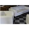Image 3 : DECORO TAN LEATHER 3 SEAT SOFA AND MATCHING ARM CHAIR