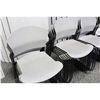 Image 2 : LIGHT GREY HEAVY DUTY PLASTIC STACKING CHAIR