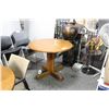 Image 2 : LOT OF 2 CHERRY CONFERENCE TABLES AND 7 STACKING CHAIRS