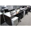 Image 2 : DARK MAHOGANY 5' COMPUTER DESK