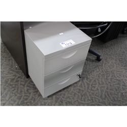 GREY MULTI DRW. ROLLING FILE PEDESTAL (S2)