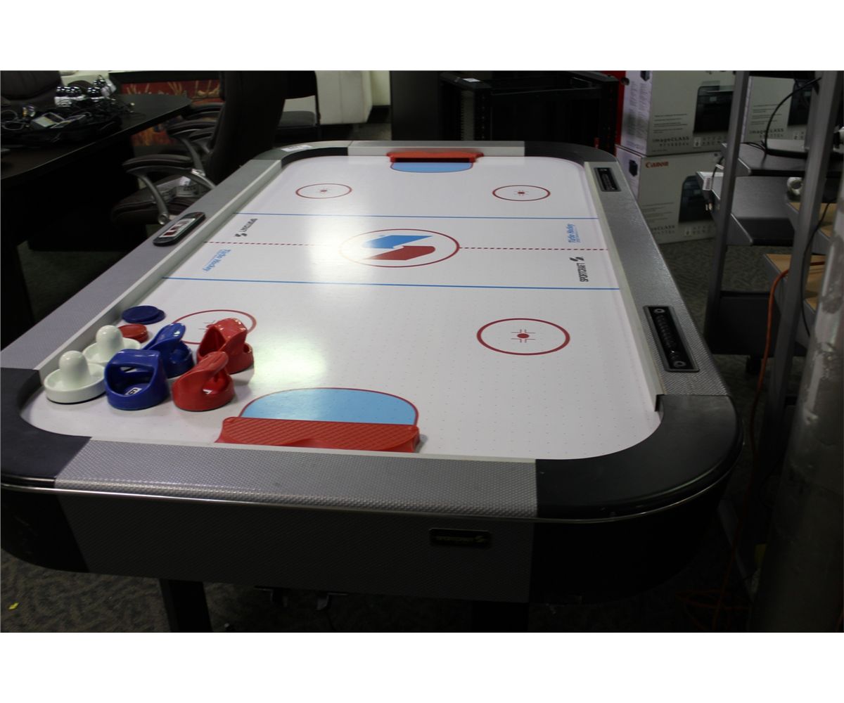 Sportcraft Turbo Hockey Air Hockey Table With Led Score Board And