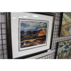 FRAMED LIMITED EDITION PRINT BY F CARMICHAEL 'AUTUMN LAKE SUPERIOR' 22/1750