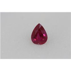 GIA  Ruby Pear Shape 1.02ct