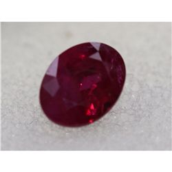 GIA  Ruby Oval Shape 1.0ct