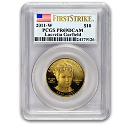 2011-W 1/2 oz Proof Lucretia Garfield PCGS PR-69 DCAM (FS)