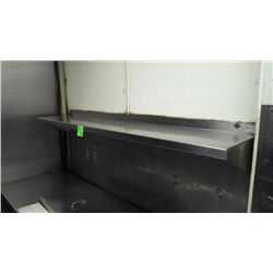 75" X 14" STAINLESS STEEL SHELF
