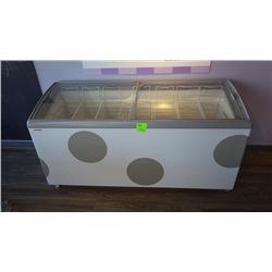 AHT 69" SLIDING GLASS TOP FREEZER