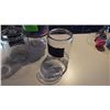 Image 2 : 2 GLASS CANISTER JARS AND ONE GLASS BOWL