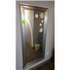 Image 1 : APPROX 31" X 65" METAL FRAMED MIRROR