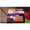 Image 2 : TWO FIRST AID KITS AND PARTIAL BOX OF BAND AIDS