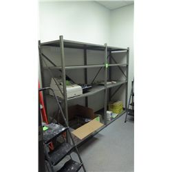 8' X 75" METAL SHELVING UNIT