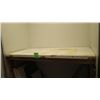 Image 4 : 2 METAL SHELVING UNITS 49" X 76", 2 TAYMOR DOOR CLOSERS, BOXES OF XMAS DECORATIONS, AND MISC DRYWALL