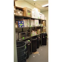 11' X 76" METAL  SHELVING