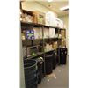 Image 1 : 11' X 76" METAL  SHELVING