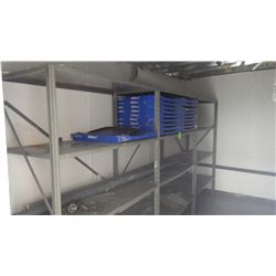 TWO 12' X 76" METAL SHELVING UNITS