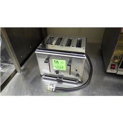 4 SLICE COMMERCIAL GRADE STAINLESS STEEL TOASTER
