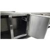 Image 4 : 85" X 29" STAINLESS STEEL 3 DOOR FRIDGE WITH STAINLESS TOP LIDS FOR TOP ACCESS