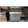 Image 1 : 4 POT STAINLESS STEEL NATURAL GAS DEEP FRYER