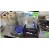Image 2 : BOX OF APPRONS, TOWELS, PAPER TOWELS, AN MISC ITEMS
