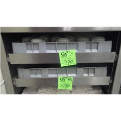 APPROX 32 WHITE  COFFEE MUGS, 10 STAINLSS STEEL TEA POTS