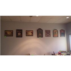 7 ASSORTED WALL PLAQUE