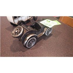 HANDCRAFTED TIN MODEL OF ANTIQUE CAR