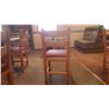 Image 3 : 2 SOLID WOOD CHAIRS WITH CLOTH SEAT