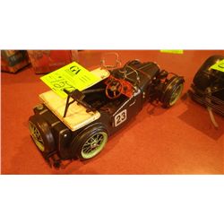 HANDCRAFTED TIN MODEL OF ANTIQUE CAR