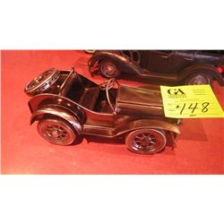 HANDCRAFTED TIN MODEL OF ANTIQUE CAR