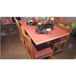 1 SINGLE PEDESTAL TABLE (FOUR PERSON)