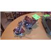 Image 3 : HANDCRAFTED MODEL OF ANTIQUE MOTORCYCLE