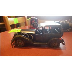 HANDCRAFTED TIN MODEL OF ANTIQUE CAR