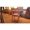Image 4 : 4 SOLID WOOD CHAIRS WITH CLOTH SEAT