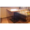 Image 2 : 1 SINGLE PEDESTAL TABLE (FOUR PERSON)