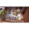 Image 3 : BOX OF PLASTIC MENU FOLDERS AND BOX OF PLASTIC TABLE TOP SIGN HOLDERS