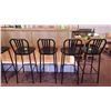 Image 1 : 4 - 30" HEIGHT BAR CHAIRS
