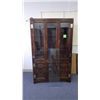 Image 1 : 46W X 75H X 16D WOODEN HUTCH DOORS ARE SOLID WOOD