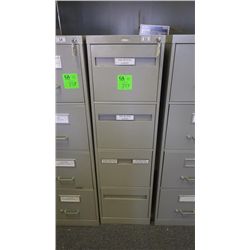 4 DRAWER FILING CABINET 18W X 52H X  27D. CABINET IS AT GRASSWOOD OFFICE