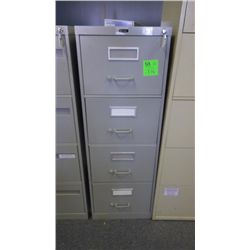 4 DRAWER FILING CABINET 18W X 52H X  27D. CABINET IS AT GRASSWOOD OFFICE
