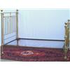 Image 1 : Victorian brass double bedstead, 4'6" wide (see illustration)....