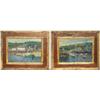 Image 1 : John Ambrose, b. 1931 - CORNISH HARBOUR SCENES - a pair, oils on board, each 12...