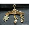 Image 1 : Barbie Gold Colored AVON Charm Pin