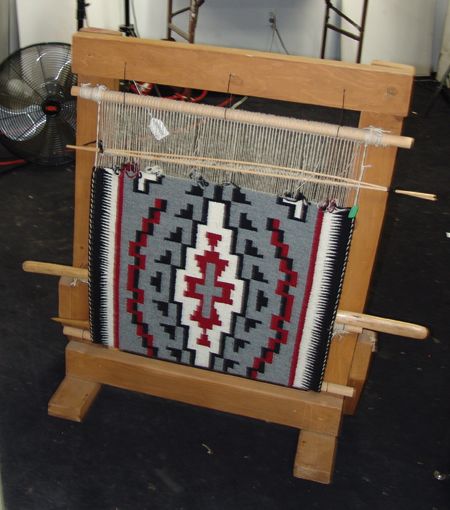 Navajo Rug and Loom Display