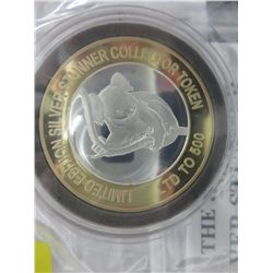 Gold & silver finished Koala collector round