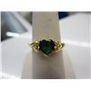 Image 1 : Green Diopside solitaire ring