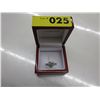 Image 2 : .925 Silver Diamond cluster heart ring